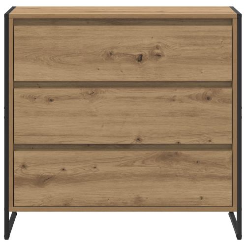 Служебен шкаф Дъб Артизан 79 x 36 x 75.5 см Инженерно дърво