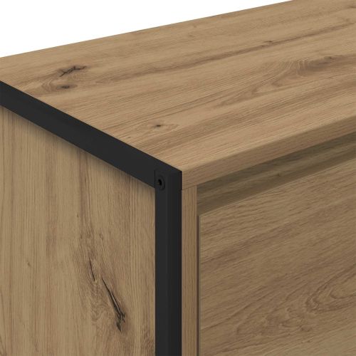Служебен шкаф Дъб Артизан 79 x 36 x 75.5 см Инженерно дърво