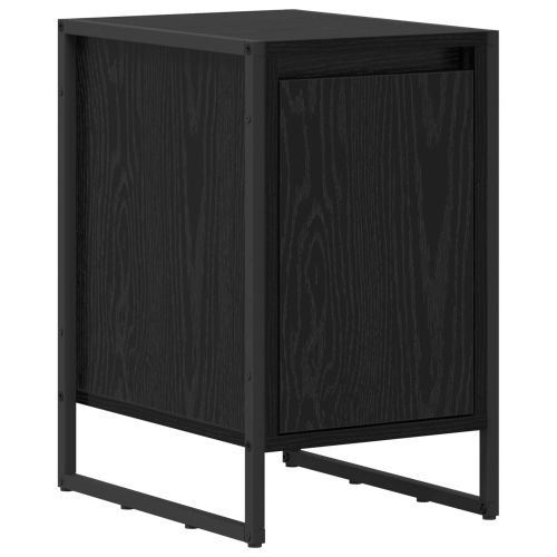 Нощно шкафче Черния дъб 39,5 x 30 x 50 см Инженерно дърво