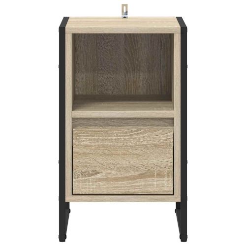 Нощно шкафче Сонома 39,5 x 30 x 50 см Инженерно дърво