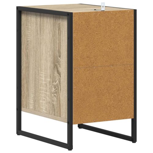 Нощно шкафче Сонома 39,5 x 30 x 50 см Инженерно дърво