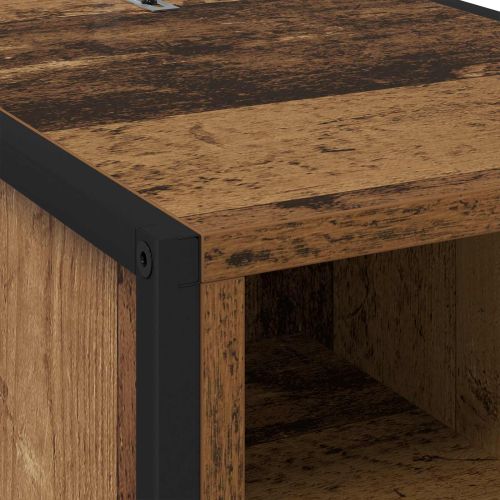 Нощно шкафче Старо дърво 39,5 x 30 x 50 см Инженерно дърво