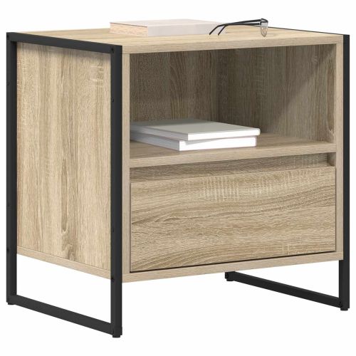 Нощно шкафче Сонома 50 x 39,5 x 50 см Инженерно дърво