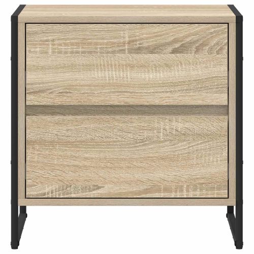 Нощно шкафче 2 pcs Сонома 50 x 39.5 x 50 см Инженерно дърво