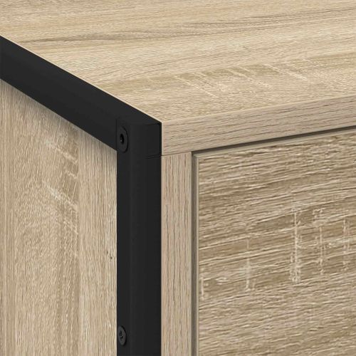 Нощно шкафче 2 pcs Сонома 50 x 39.5 x 50 см Инженерно дърво