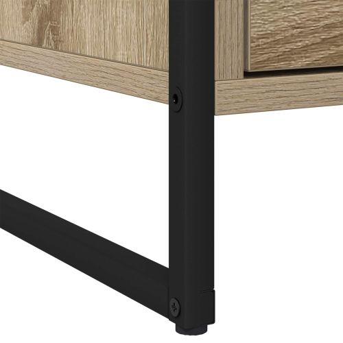 Нощно шкафче 2 pcs Сонома 50 x 39.5 x 50 см Инженерно дърво