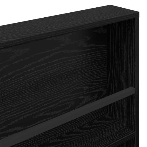 Етажерка за списания с рафт Черния дъб 60 x 12 x 70 см