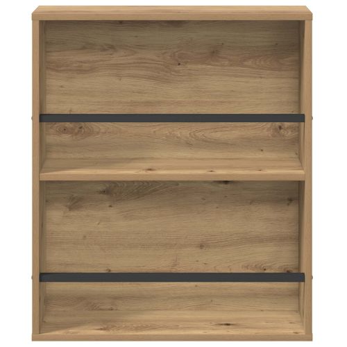 Етажерка за списания 2 pcs Дъб 60 x 12 x 70 см Инженерно дърво