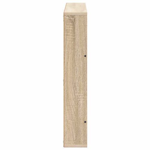 Етажерка за списания с рафт 2 pcs Сонома дъб 80 x 12 x 70 см