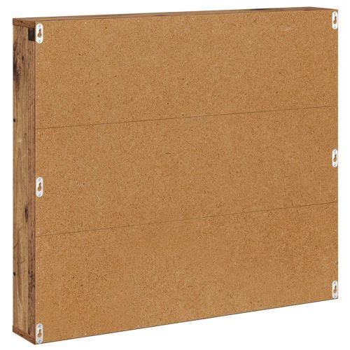 Етажерка за списания с рафт Старо дърво 80 x 12 x 70 см
