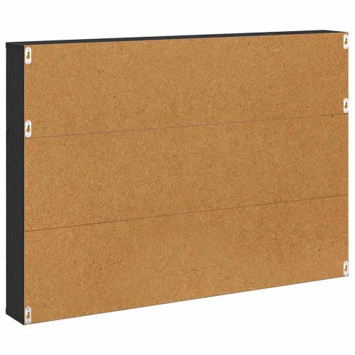 Етажерка за списания с рафт 2 pcs Черния дъб 100 x 12 x 70 см