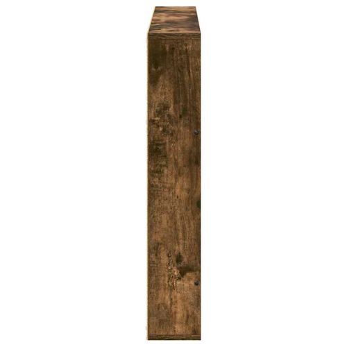 Етажерка за списания с рафт 2 pcs Димян дъб 100 x 12 x 70 см