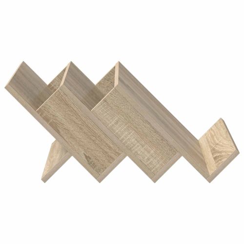 Етажерка за списания с рафт Сонома дъб 53 x 40 x 28,5 см