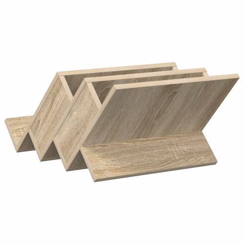 Етажерка за списания с рафт Сонома дъб 53 x 40 x 28,5 см