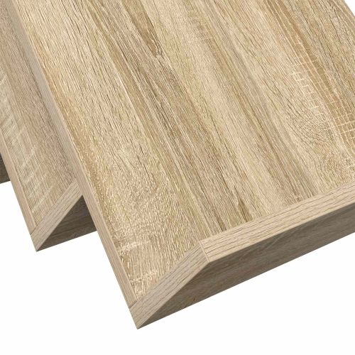 Етажерка за списания с рафт Сонома дъб 53 x 40 x 28,5 см