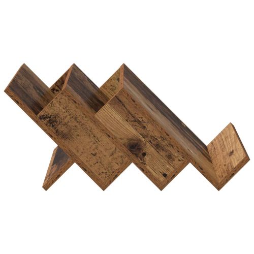 Етажерка за списания с рафт Старо дърво 53 x 40 x 28,5 см