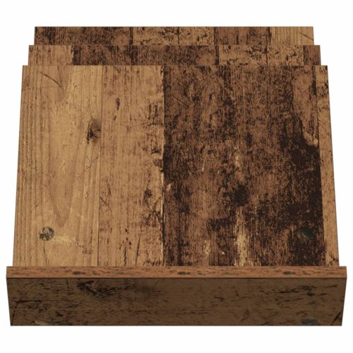 Етажерка за списания с рафт Старо дърво 53 x 40 x 28,5 см