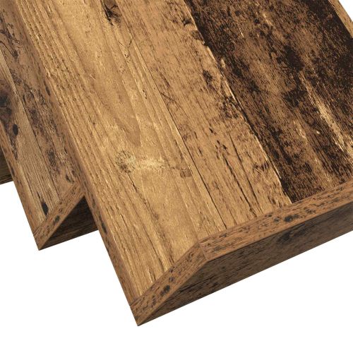 Етажерка за списания с рафт Старо дърво 53 x 40 x 28,5 см