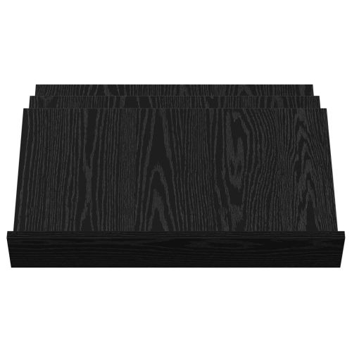 Етажерка за списания с рафт Черния дъб 65 x 53 x 28,5 см