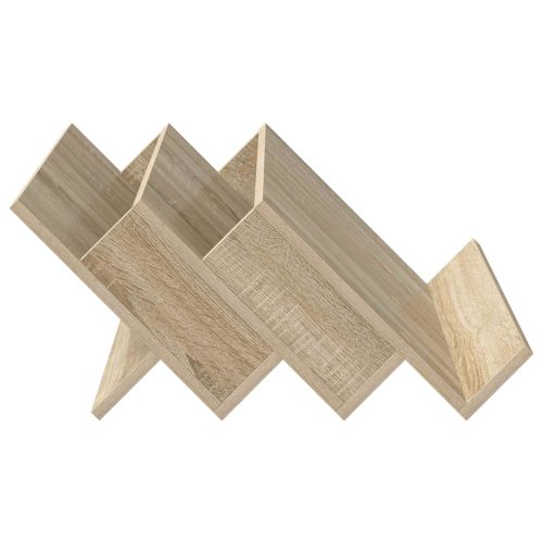 Етажерка за списания с рафт Сонома дъб 65 x 53 x 28,5 см