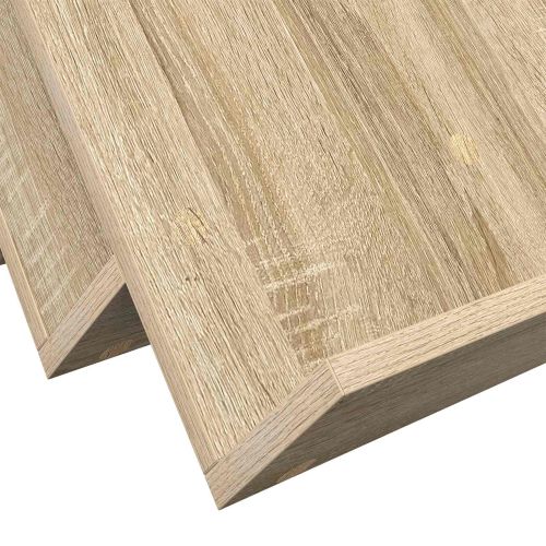 Етажерка за списания с рафт Сонома дъб 65 x 53 x 28,5 см