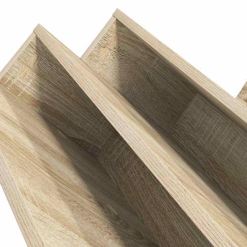 Етажерка за списания с рафт Сонома дъб 65 x 53 x 28,5 см