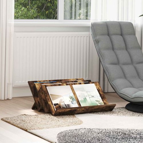 Етажерка за списания с рафт Димян дъб 65 x 53 x 28,5 см