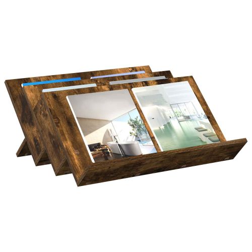 Етажерка за списания с рафт Димян дъб 65 x 53 x 28,5 см