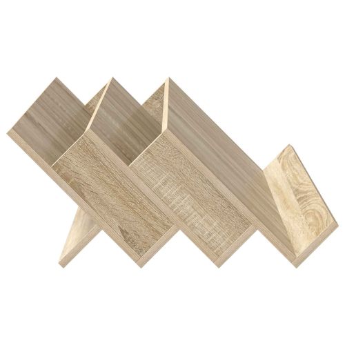 Етажерка за списания с рафт Сонома дъб 90 x 53 x 28,5 см