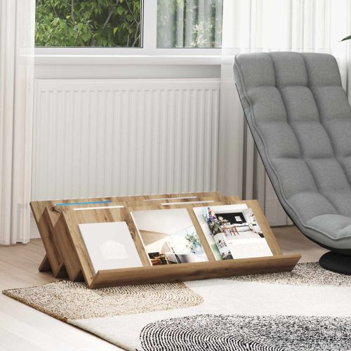 Етажерка за списания Дъб 90 x 53 x 28,5 см Инженерно дърво