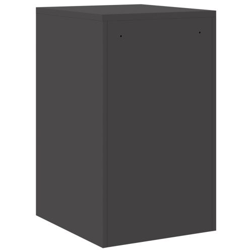 Кабинет за файлове с чекмедже с рафт Черно 44 x 50 x 74,5 см
