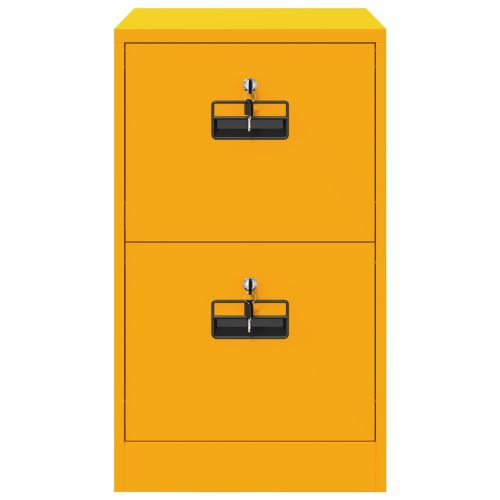 Кабинет за файлове с чекмедже Горчично жълто 44 x 50 x 74,5 см