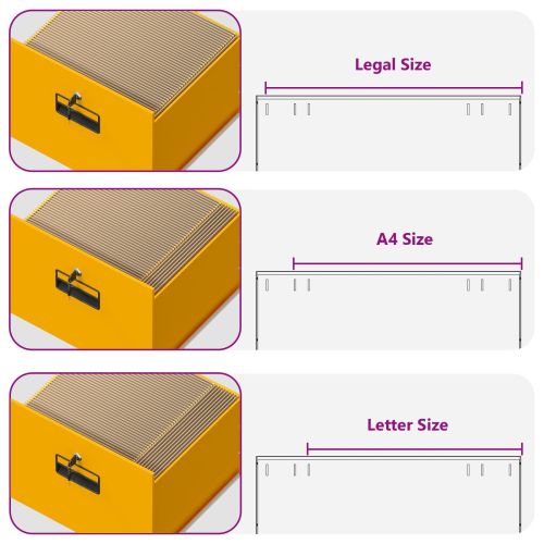 Кабинет за файлове с рафт Горчично жълто 45,5 x 42 x 74,5 см