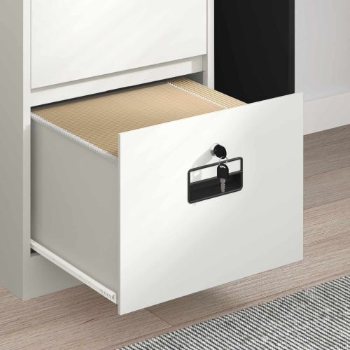 Кабинет за файлове с рафт Маслинено зелено 45,5 x 42 x 139 см