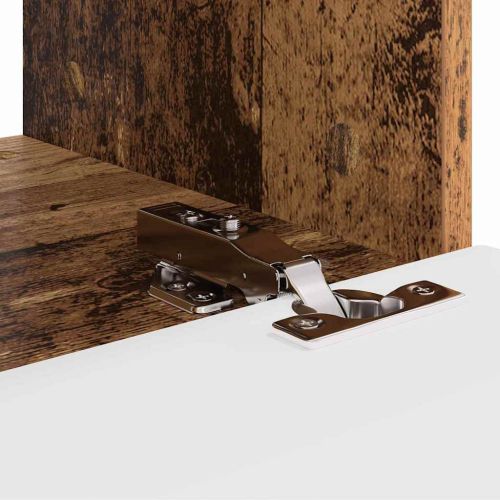 TV стенен шкаф 2 pcs Старо дърво 60 x 31 x 29.5 см