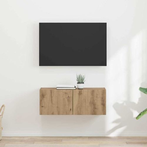 TV стенен шкаф 2 pcs Дъб Артизан 60 x 31 x 29.5 см