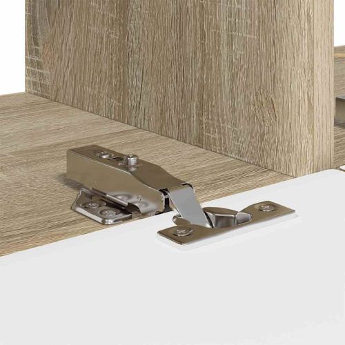 TV стенен шкаф 2 pcs Сонома 60 x 31 x 29.5 см Инженерно дърво