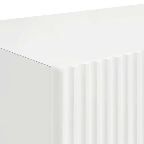 TV стенен шкаф 2 pcs Гланц бяло 60 x 31 x 29.5 см