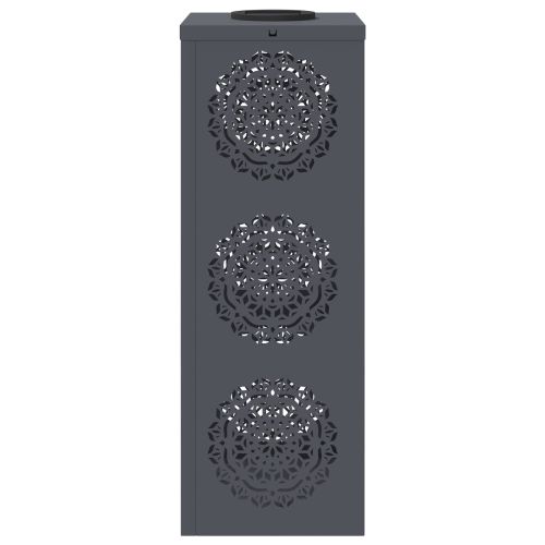 Соларна LED светлина за пътека 2 pcs Антрацит