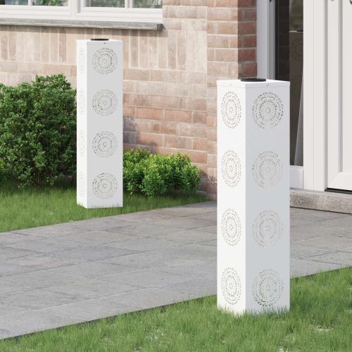 Соларна LED светлина за пътека 2 pcs Бяло