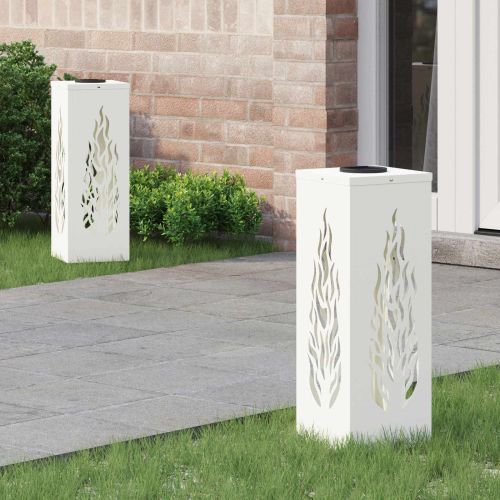 Соларна LED светлина за пътека 2 pcs Бяло