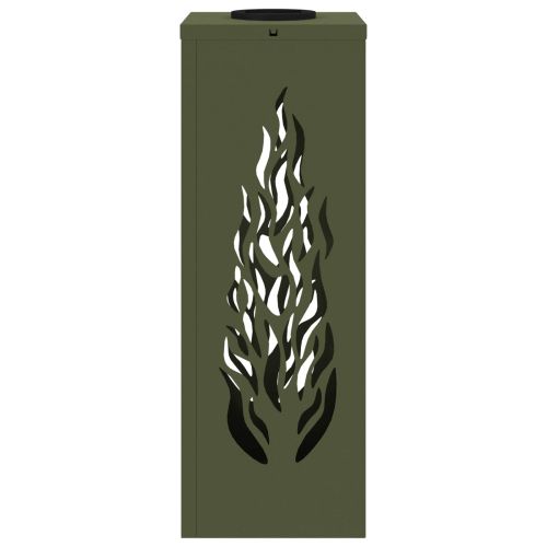 Соларна LED светлина за пътека 2 pcs Маслинено зелено