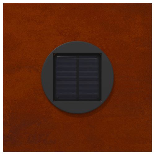 Соларна LED светлина за пътека 2 pcs Бронзов Патинираща стомана