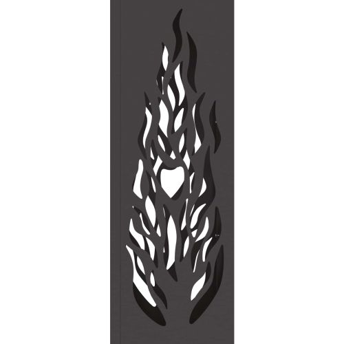 Соларна LED светлина за пътека 2 pcs Черно