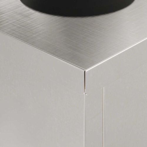 Соларна LED светлина за пътека 2 pcs Сребрист