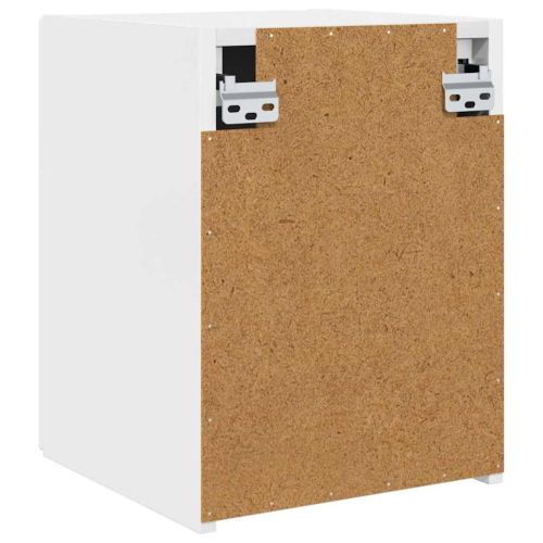 TV стенен шкаф Гланц бяло 30 x 31 x 40 см Инженерно дърво