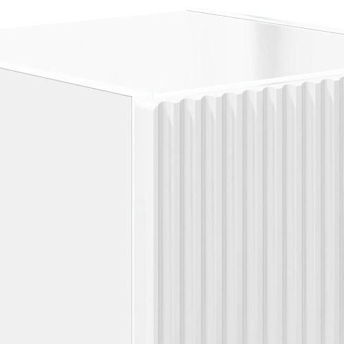 TV стенен шкаф Гланц бяло 30 x 31 x 40 см Инженерно дърво