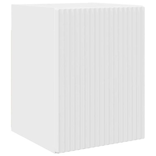 TV стенен шкаф 2 pcs Гланц бяло 30 x 31 x 40 см Инженерно дърво