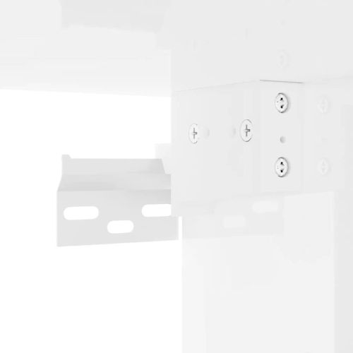 TV стенен шкаф 2 pcs Гланц бяло 30 x 31 x 40 см Инженерно дърво