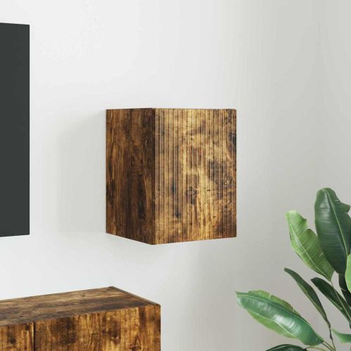 TV стенен шкаф Димян дъб 30 x 31 x 40 см Инженерно дърво